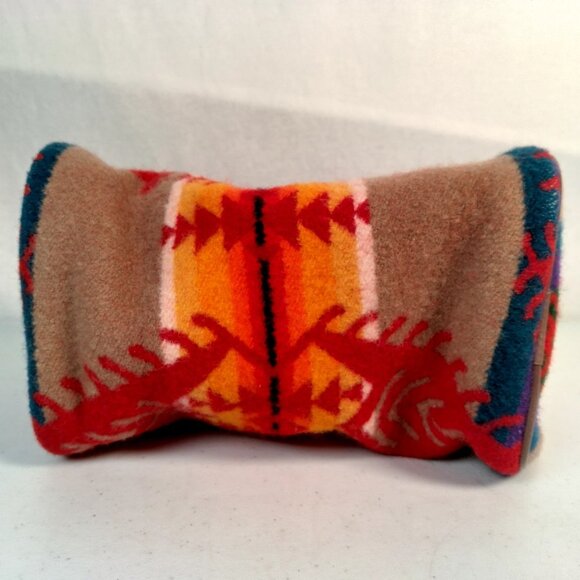 Vintage Pendleton Travel Pouch Cosmetic Toiletry Bag Zip Up Southwestern Wool - Picture 9 of 16